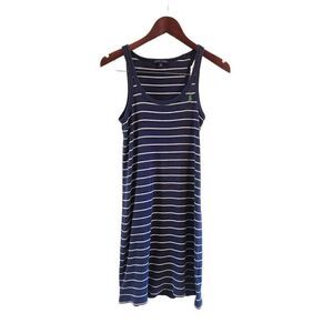 Ralph Lauren striped  pima cotton knit tank dress size medium